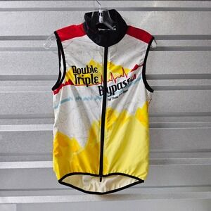Primal Double Triple Bypass Cycling Vest Full Zip Sleeveless Top‎ Men's